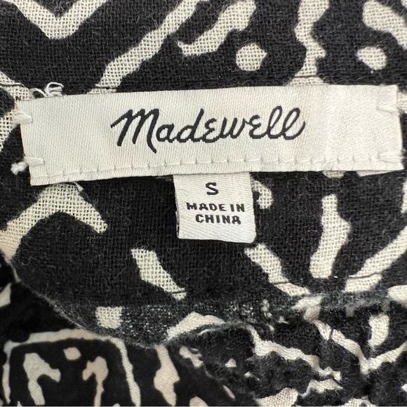 Madewell Oahu Cover Up Lounge Beach Swim Cover Up Shorts Sandlines Size Small - Picture 10 of 10